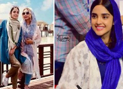 لو رفتن عکس الهه حصاری در لباس خواب خرگوشی